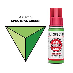 Tinta Acrílica Quick Gen SPECTRAL GREEN - AK Interactive (18ml)
