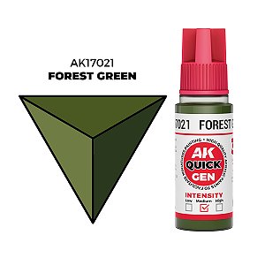 Tinta Acrílica Quick Gen FOREST GREEN - AK Interactive (18ml)