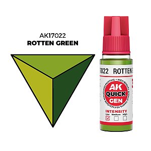 Tinta Acrílica Quick Gen ROTTEN GREEN - AK Interactive (18ml)