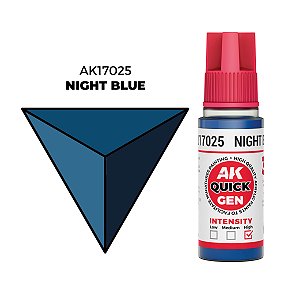 Tinta Acrílica Quick Gen NIGHT BLUE - AK Interactive (18ml)