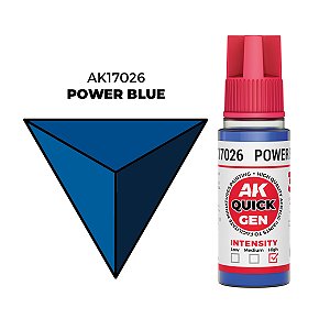 Tinta Acrílica Quick Gen POWER BLUE - AK Interactive (18ml)