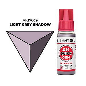 Tinta Acrílica Quick Gen LIGHT GREY SHADOW - AK Interactive (18ml)