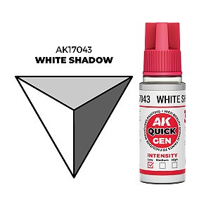 Tinta Acrílica Quick Gen WHITE SHADOW - AK Interactive (18ml)