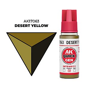 Tinta Acrílica Quick Gen DESERT YELLOW - AK Interactive (18ml)