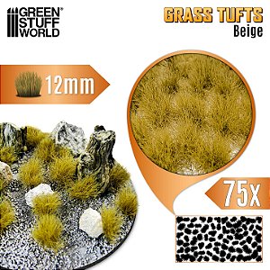 Tufos de grama BEGE - Green Stuff World (12mm - XXL)