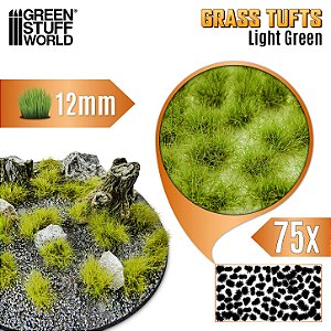 Tufos de grama VERDE CLARO - Green Stuff World (12mm - XXL)