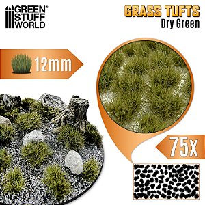 Tufos de grama VERDE SECA - Green Stuff World (12mm - XXL)