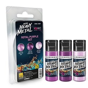 Conjunto Metálico Real Heavy Metal ROYAL PURPLE - IONIC Smart Colors (Box x3 20ml)