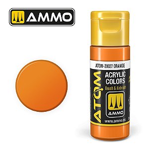 Tinta Acrílica ATOM COLOR - ORANGE - AMMO (20ml)