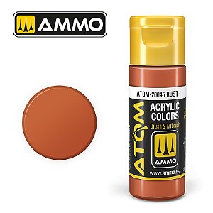 Tinta Acrílica ATOM COLOR - RUST - AMMO (20ml)