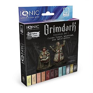 Conjunto Tintas Acrílicas Grimdark Essentials Vol 1 - IONIC smart (Box x12 20ml)
