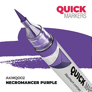 Marcador Acrílico Quick Markers - NECROMANCER PURPLE - AK Interactive