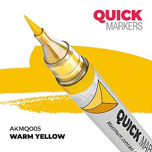 Marcador Acrílico Quick Markers - WARM YELLOW - AK Interactive