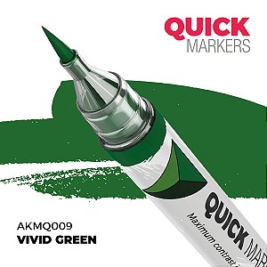 Marcador Acrílico Quick Markers - VIVID GREEN - AK Interactive