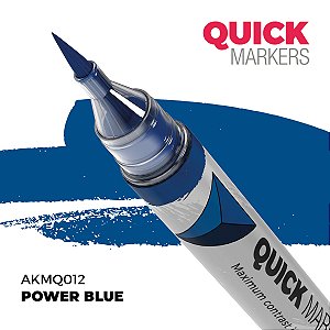 Marcador Acrílico Quick Markers - POWER BLUE - AK Interactive