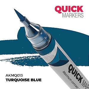 Marcador Acrílico Quick Markers - TURQUOISE BLUE - AK Interactive