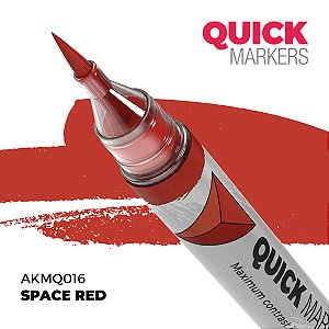 Marcador Acrílico Quick Markers - SPACE RED - AK Interactive