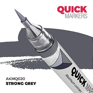 Marcador Acrílico Quick Markers - STRONG GREY - AK Interactive