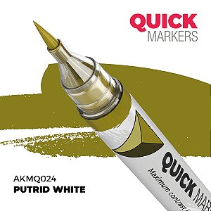 Marcador Acrílico Quick Markers - PUTRID WHITE - AK Interactive