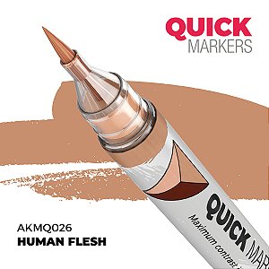 Marcador Acrílico Quick Markers - HUMAN FLESH - AK Interactive