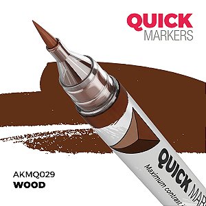 Marcador Acrílico Quick Markers - WOOD - AK Interactive
