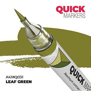 Marcador Acrílico Quick Markers - LEAF GREEN - AK Interactive