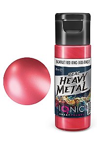 Tinta Metálica Acrílica Real Heavy Metal - SCARLET RED (BASE) - IONIC Smart Colors (20ml)