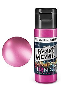 Tinta Metálica Acrílica Real Heavy Metal - DEEP MAGENTA (BASE) - IONIC Smart Colors (20ml)