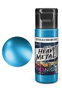 Tinta Metálica Acrílica Real Heavy Metal - CRYSTAL BLUE (BASE) - IONIC Smart Colors (20ml)