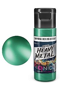 Tinta Metálica Acrílica Real Heavy Metal - SHIMMERING GREEN (BASE) - IONIC Smart Colors (20ml)