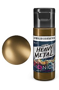 Wash Metálico Acrílico Real Heavy Metal - ANTIQUE GOLD - IONIC Smart Colors (20ml)