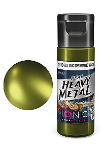 Wash Metálico Acrílico Real Heavy Metal - OLIVE GOLD - IONIC Smart Colors (20ml)