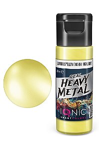 Tinta Metálica Acrílica Real Heavy Metal - LUMINOUS YELLOW (HIGHLIGHT) - IONIC Smart Colors (20ml)
