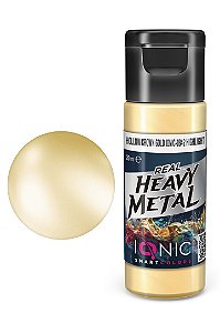 Tinta Metálica Acrílica Real Heavy Metal - HOLLOW CROWN GOLD (HIGHLIGHT) - IONIC Smart Colors (20ml)