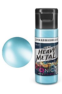 Tinta Metálica Acrílica Real Heavy Metal - CRYSTAL BLUE (HIGHLIGHT) - IONIC Smart Colors (20ml)