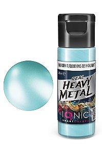 Tinta Metálica Acrílica Real Heavy Metal - MERCURY TURQUOISE (HIGHLIGHT) - IONIC Smart Colors (20ml)