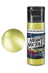 Tinta Metálica Acrílica Real Heavy Metal - OLIVE GOLD (HIGHLIGHT) - IONIC Smart Colors (20ml)