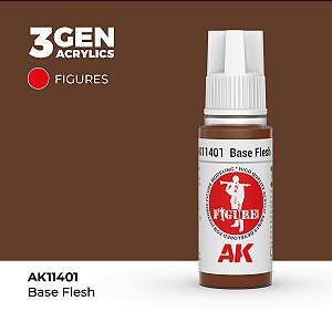 Tinta Acrílica BASE FLESH - AK Interactive (18ml)