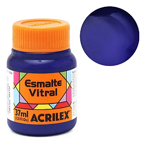Esmalte Vitral AZUL COBALTO - Acrilex (37ml)