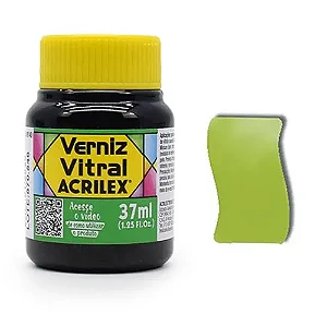 Verniz Vitral VERDE FOLHA - Acrilex (37ml)