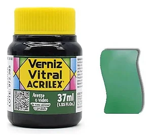 Verniz Vitral VERDE VERONESE - Acrilex (37ml)