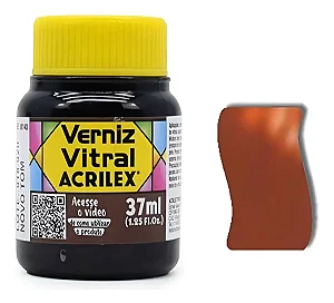 Verniz Vitral MARROM - Acrilex (37ml)