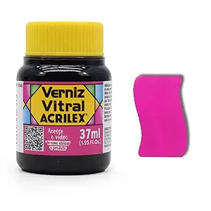 Verniz Vitral ROSA - Acrilex (37ml)