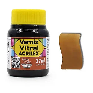 Verniz Vitral SIENA NATURAL/FUMÊ - Acrilex (37ml)