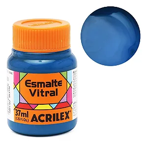 Esmalte Vitral AZUL - Acrilex (37ml)
