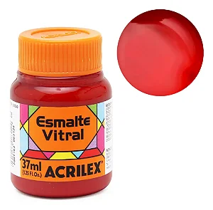 Esmalte Vitral VERMELHO - Acrilex (37ml)