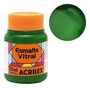 Esmalte Vitral VERDE - Acrilex (37ml)