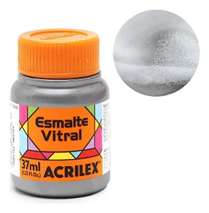 Esmalte Vitral PRATA - Acrilex (37ml)