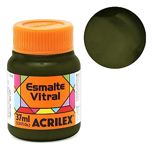 Esmalte Vitral VERDE OLIVA - Acrilex (37ml)