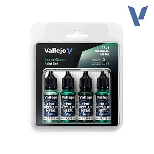 Conjunto TMM BEETLE GREEN - Vallejo (4x 18ml)